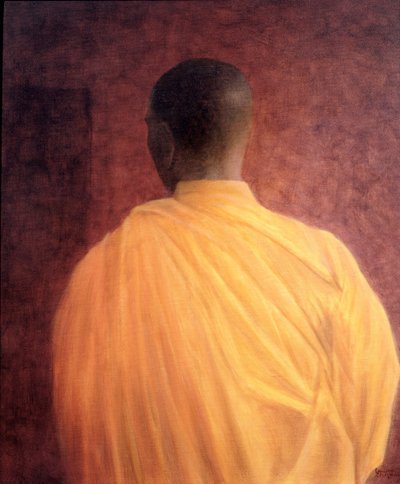 Buddhistischer Mönch, 2005 von Lincoln Seligman